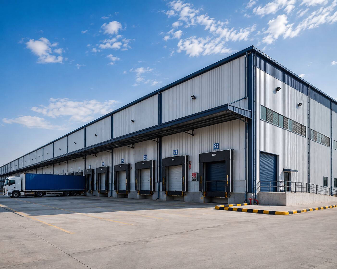 Warehousing and logistics steel building by Kothari Industries