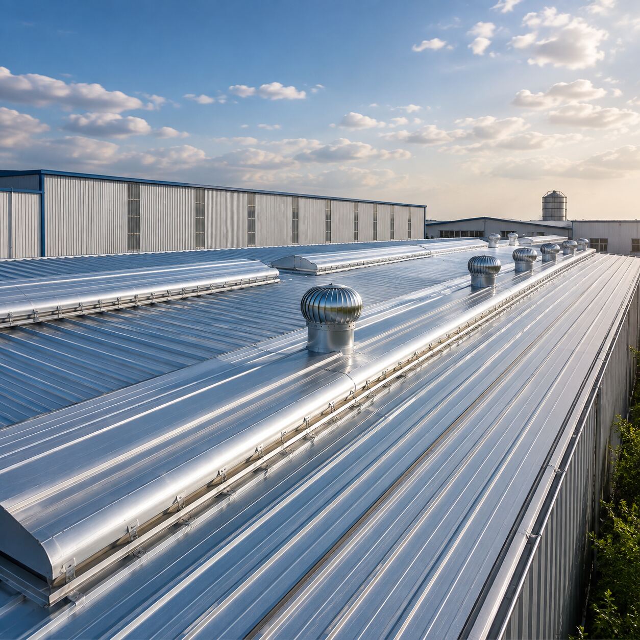 Industrial roofing sheets manufactured by Kothari Industries